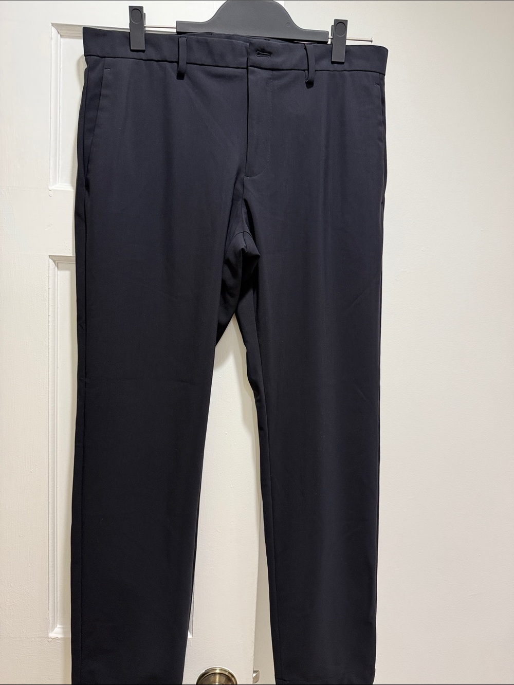 Theory Men's Black Dress Pants - Tailored Straight Leg